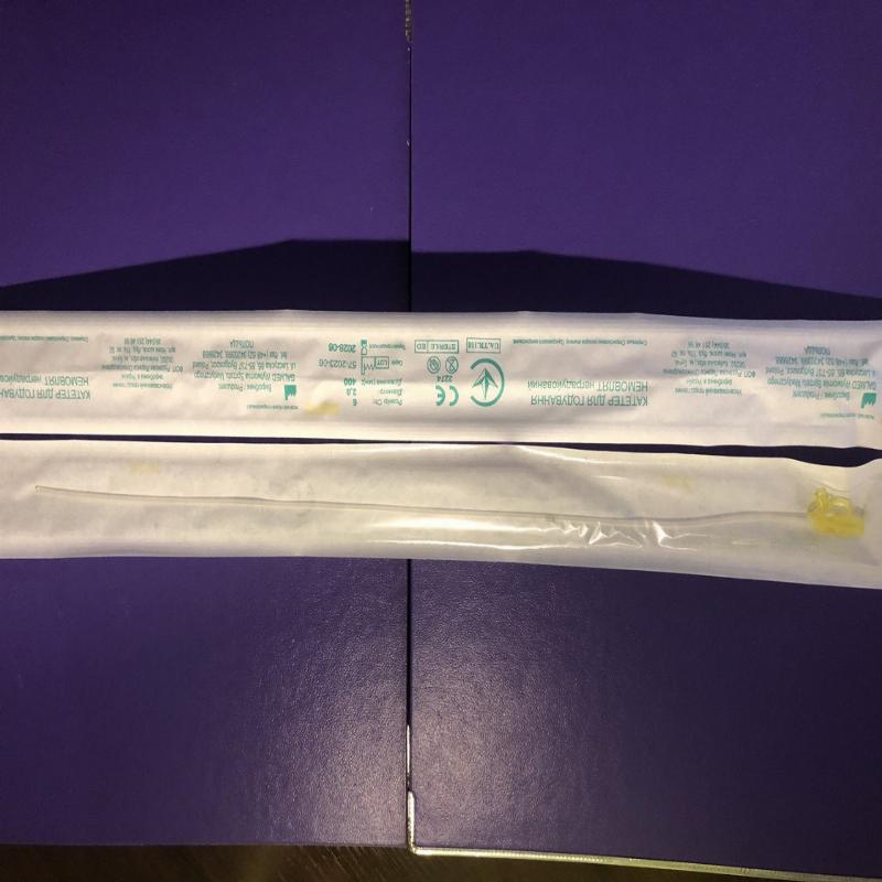 Катетер для годування немовлят діаметр 2,0мм, CH6, довжина 400мм GALMED